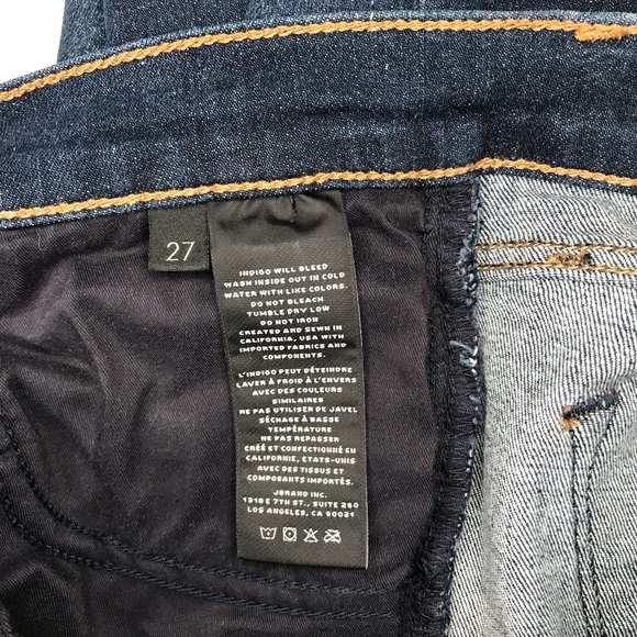 J Brand High-Rise Skinny 93% Cotton Women’s Jeans - 27 Regular - Picture 10 of 16